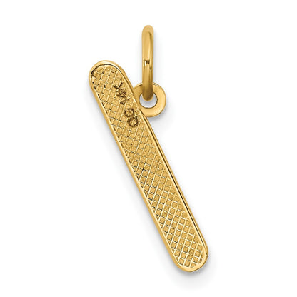 14K Yellow Gold Fancy Breadstick