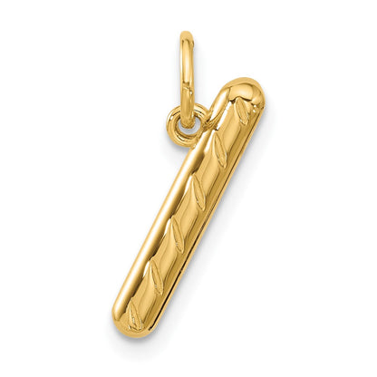 14K Yellow Gold Fancy Breadstick