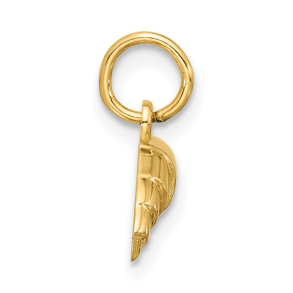 14K Yellow Gold Fancy Croissant