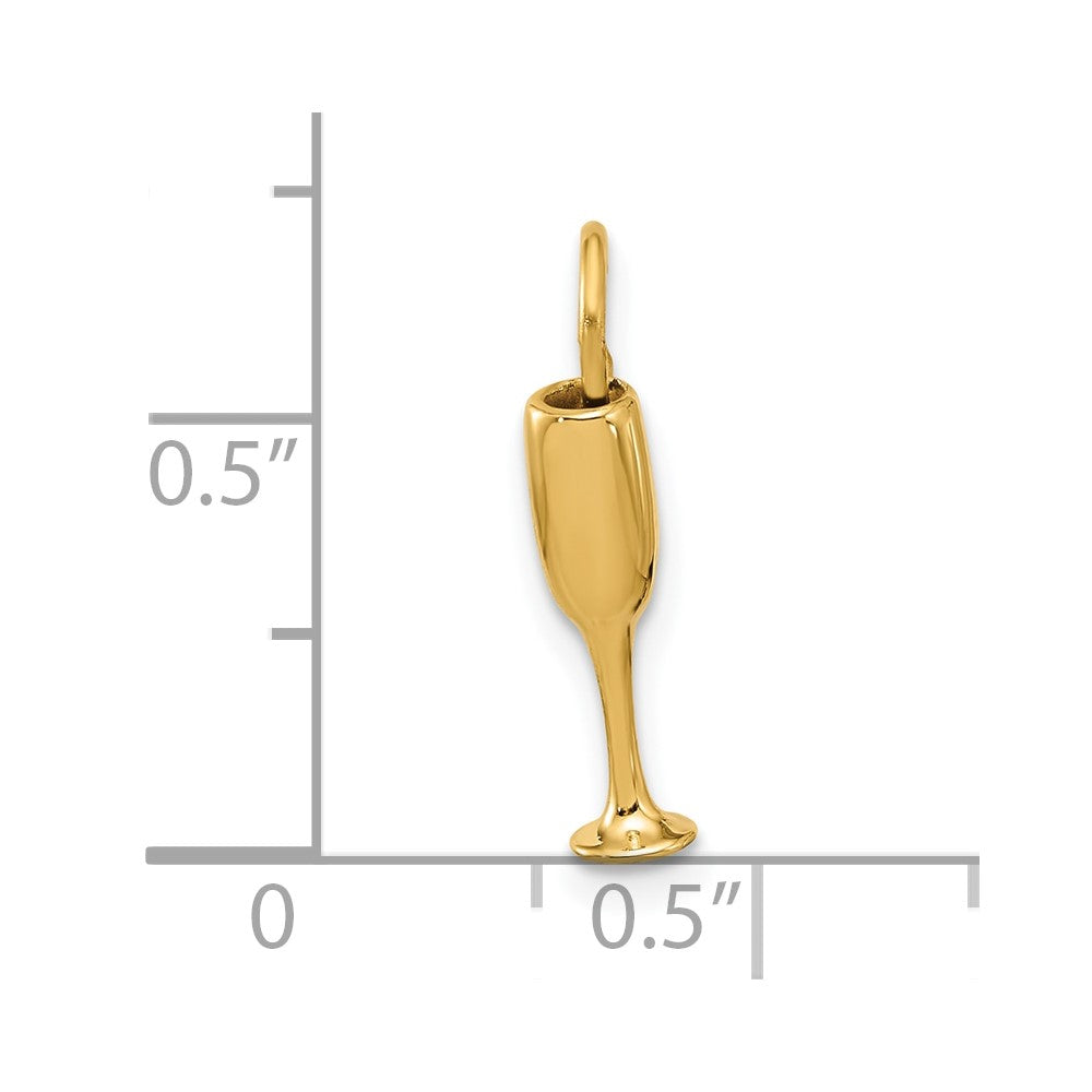 14K Yellow Gold Fancy Champagne