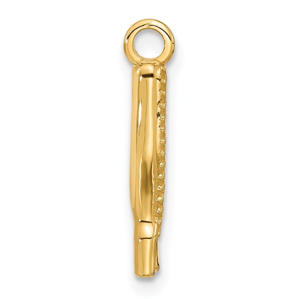 14K Yellow Gold Fancy Thigh High Boot