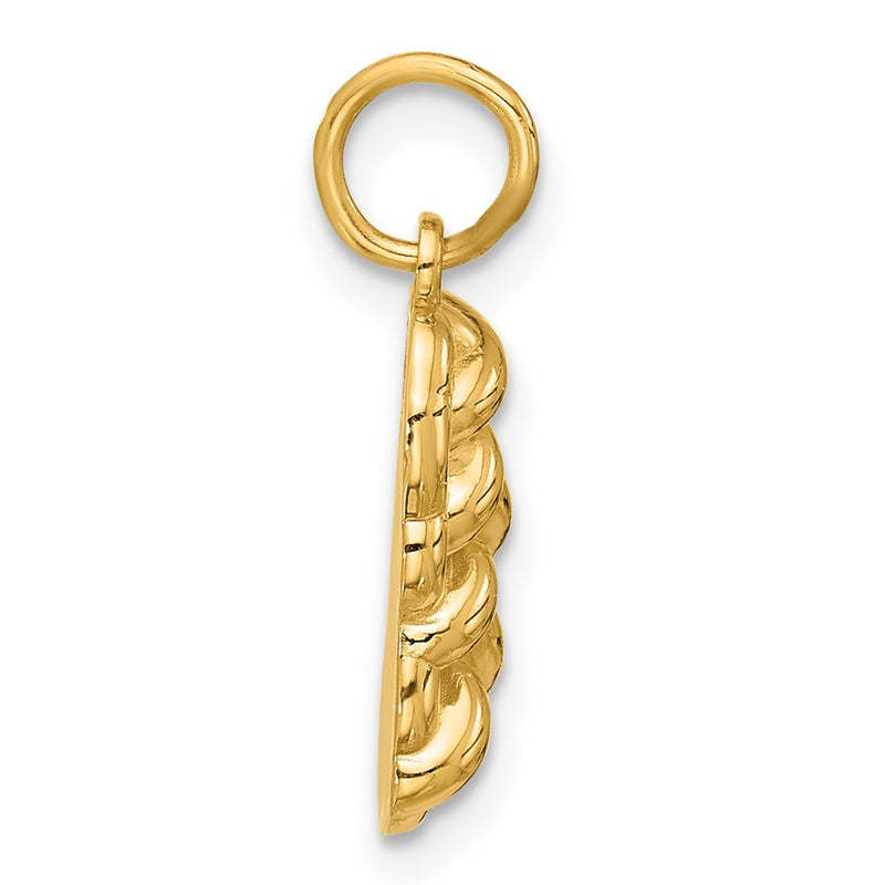 14K Yellow Gold Fancy Challah