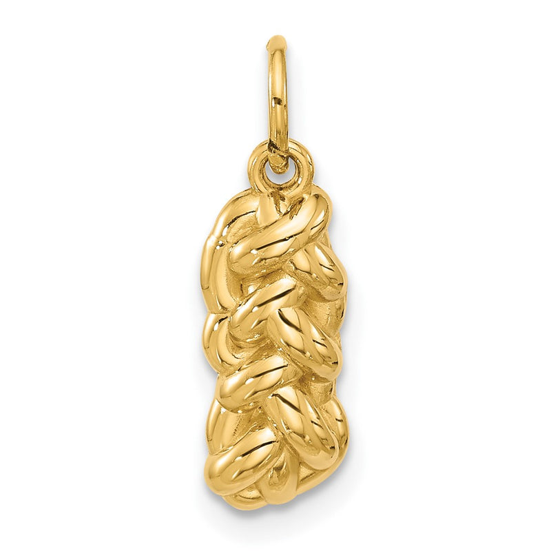 14K Yellow Gold Fancy Challah