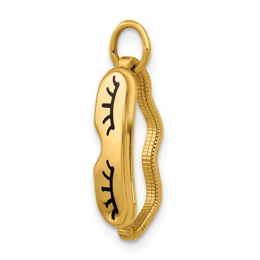 14K Yellow Gold Sleep Mask Charm