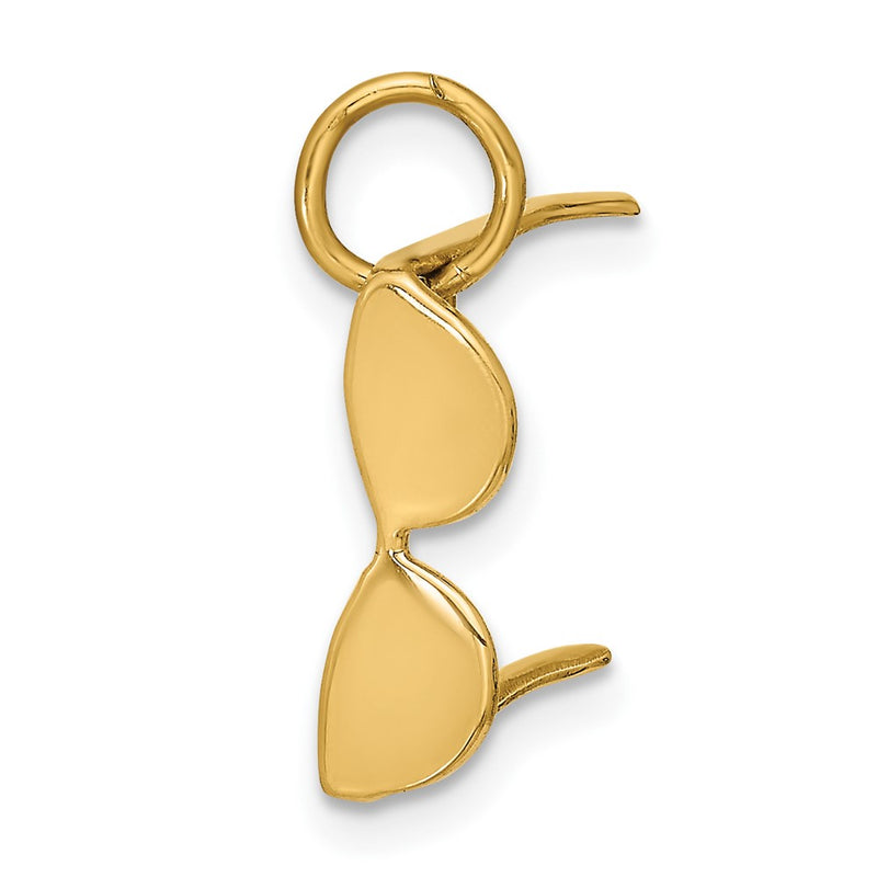14K Yellow Gold Sunglasses Charm