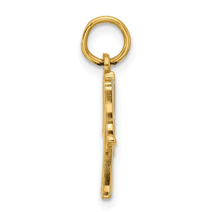 14K Yellow Gold Bathrobe Charm