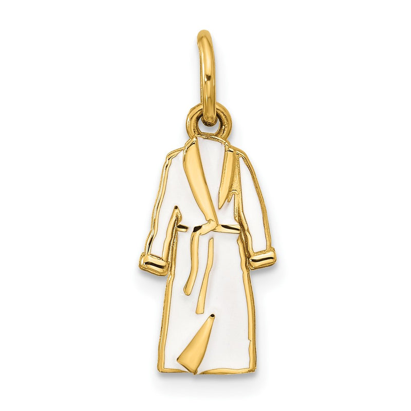 14K Yellow Gold Bathrobe Charm
