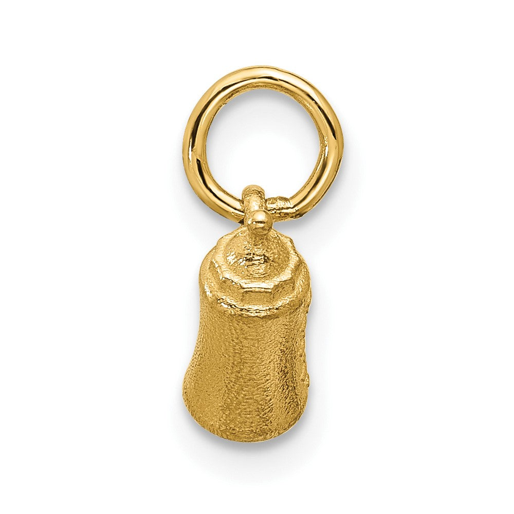14K Yellow Gold Polished Baby Bottle Pendant