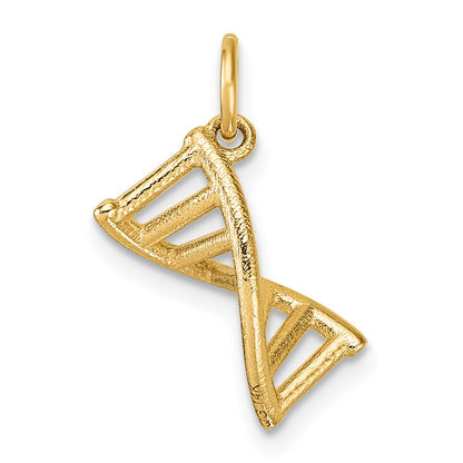 14K Yellow Gold Polished Dna Pendant