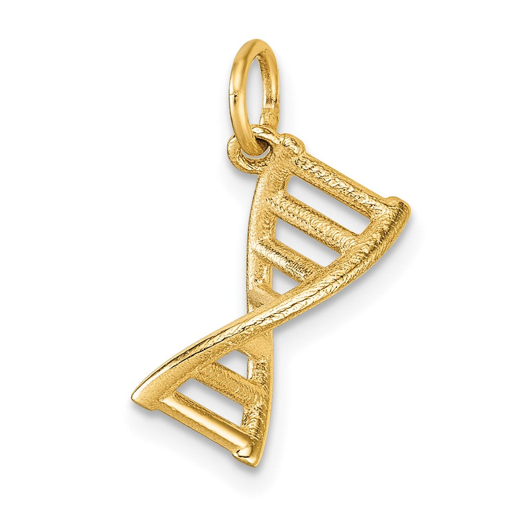 14K Yellow Gold Polished Dna Pendant