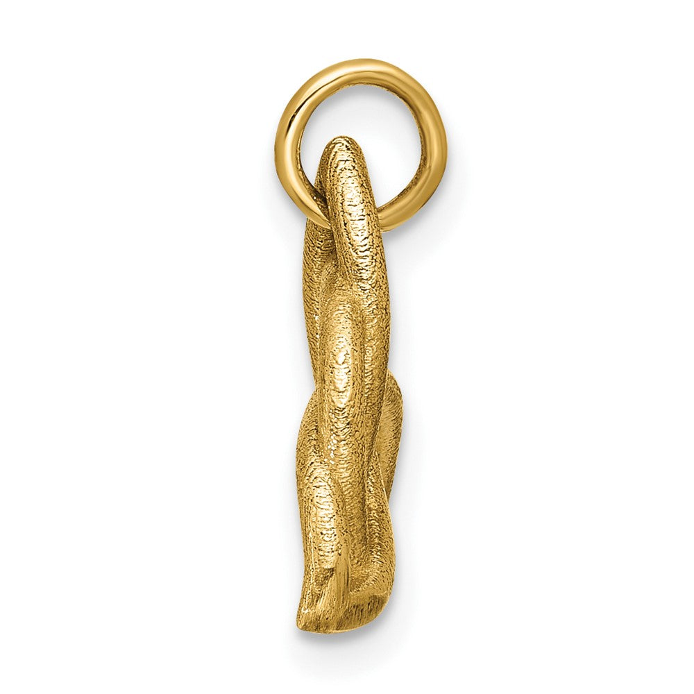 14K Yellow Gold Polished Celtic Knot Pendant
