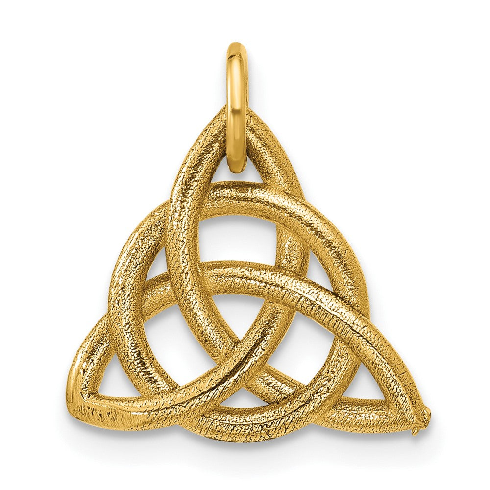 14K Yellow Gold Polished Celtic Knot Pendant