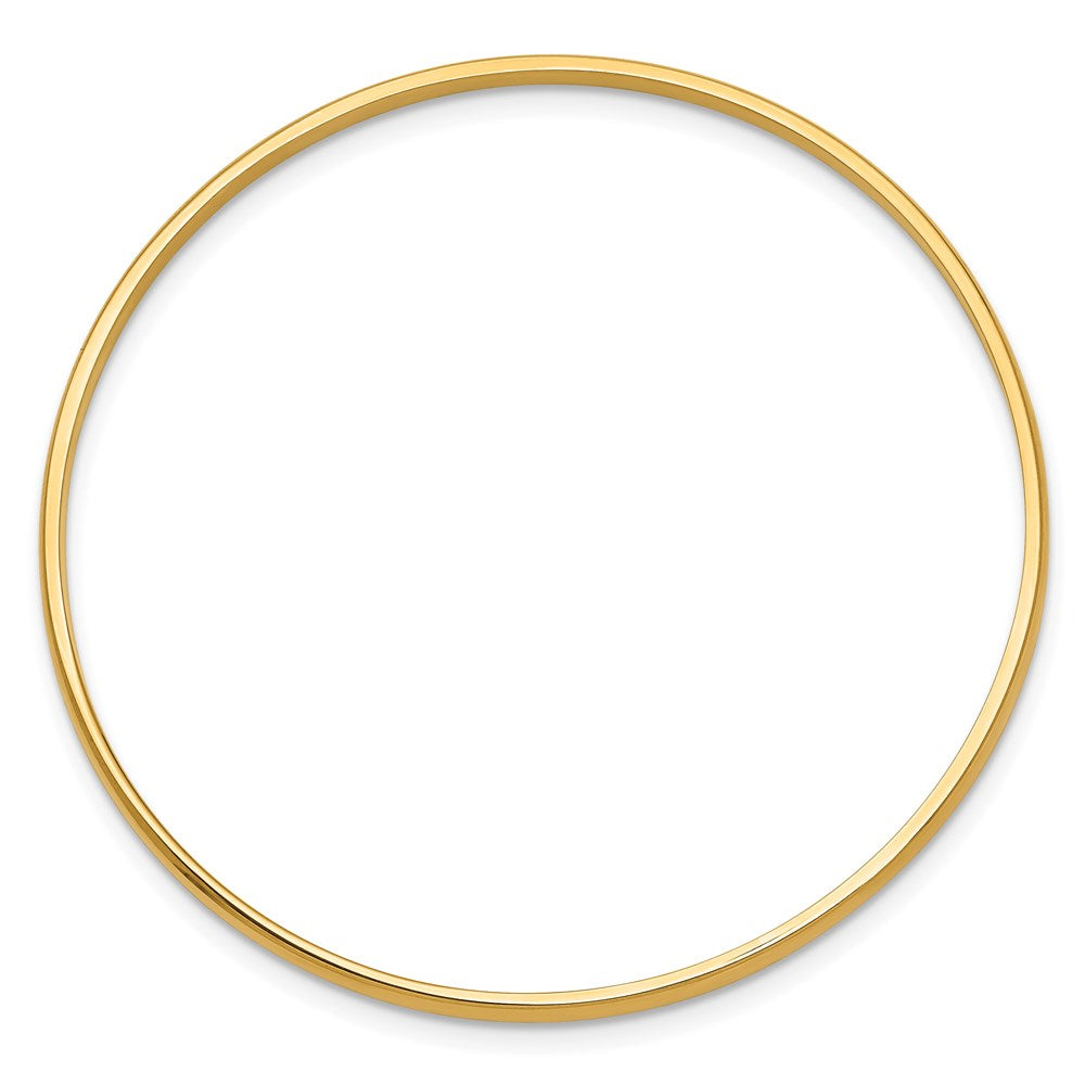 5.5 Inch 14K Slip-On Baby Bangle Bracelet