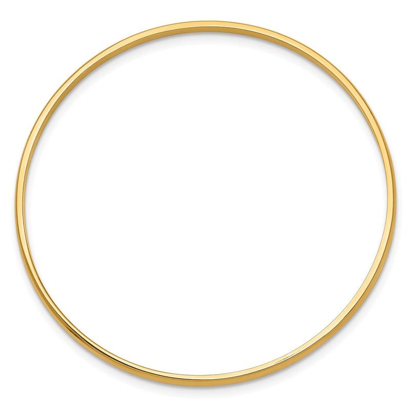 5.5 Inch 14K Slip-On Baby Bangle Bracelet