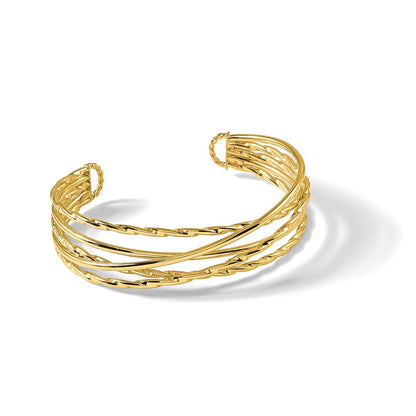 14k-yellow-gold-polished-multi-tube-cuff-bangle-db681