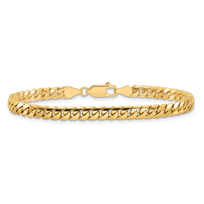 14k 4.3mm Solid Miami Cuban Chain Anklet