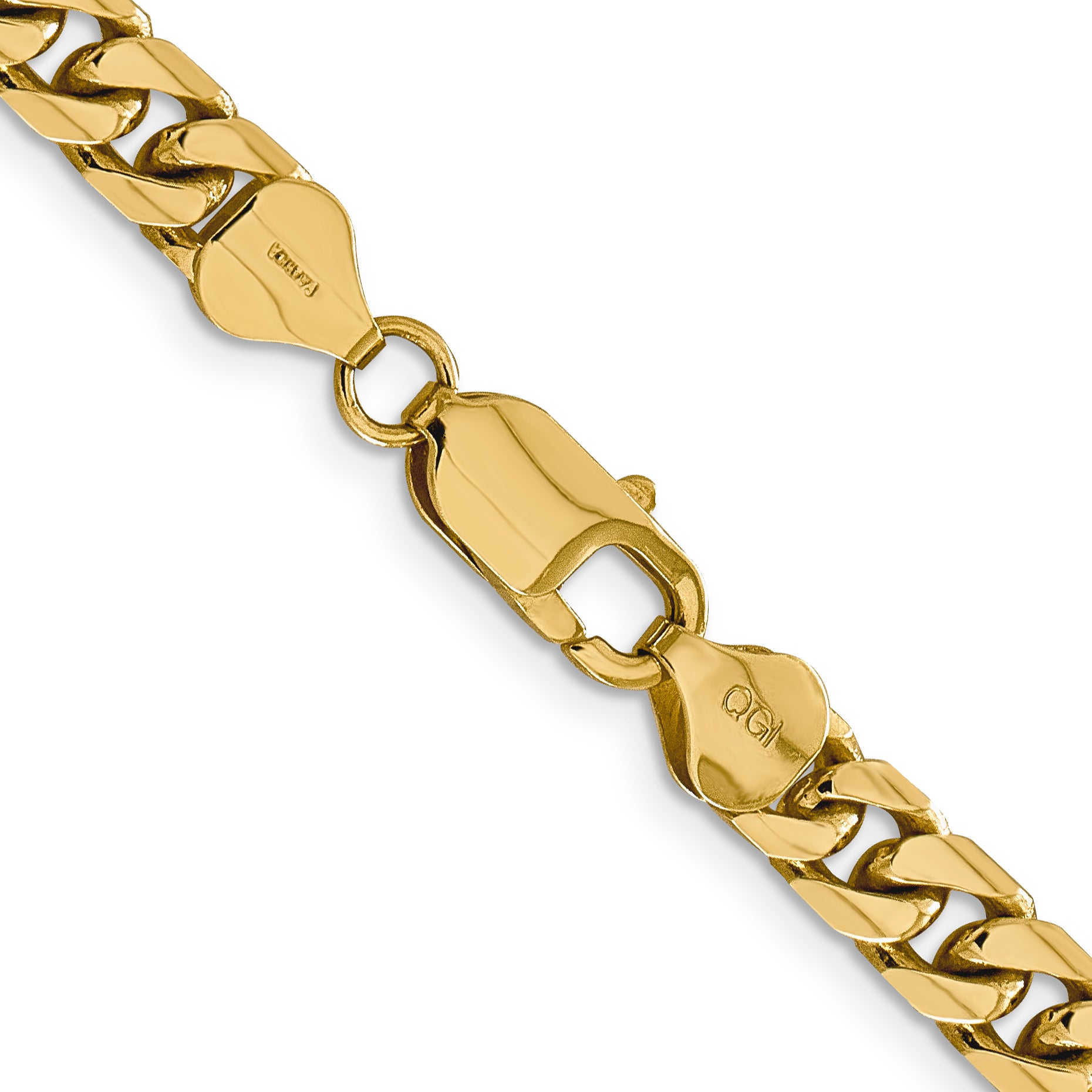 14K 20 inch 6.25mm Solid Miami Cuban Link with Lobster Clasp Chain Necklace