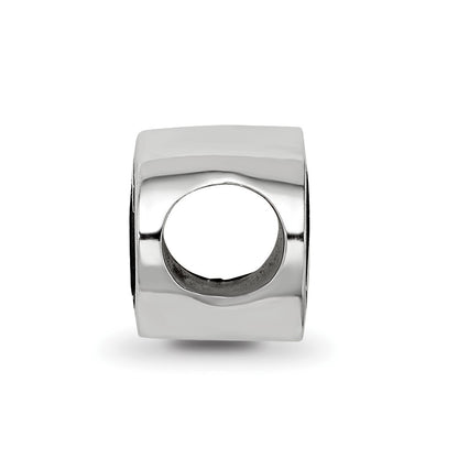 Sterling Silver Logoart Delta Delta Delta Oval Greek Letters Bead