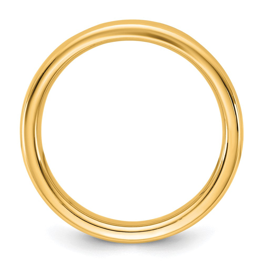 14K Yellow Gold 4.5mm European Comfort Fit Band