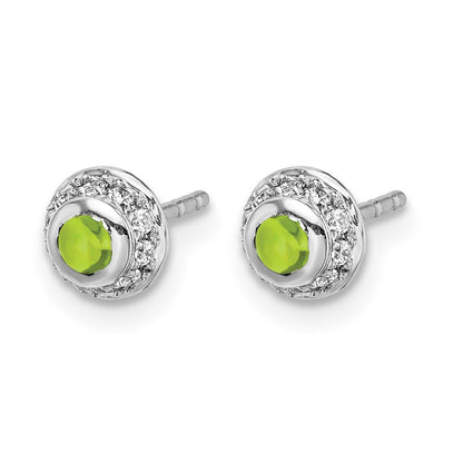 14k-white-gold-real-diamond-and-cabochon-peridot-earrings-em4030-pe-010-wa