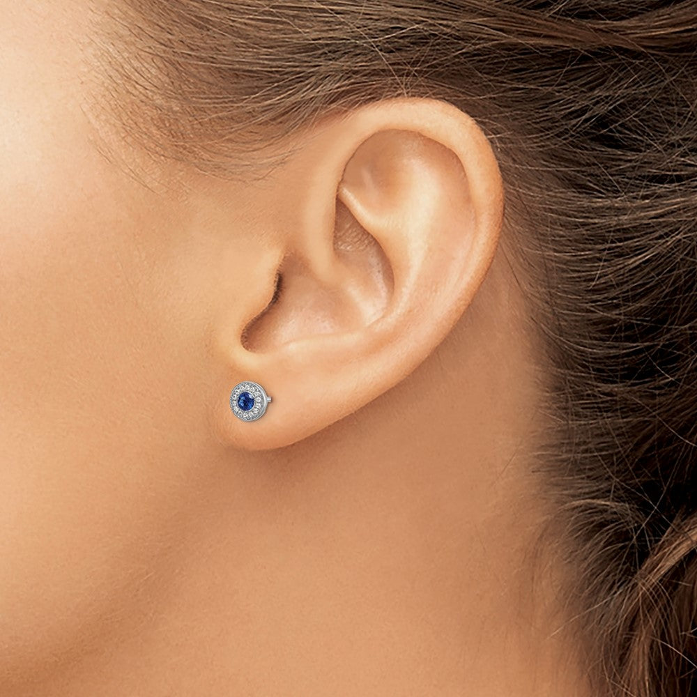 14k-white-gold-real-diamond-and-blue-sapphire-halo-post-earrings-em5588-sa-016-wa