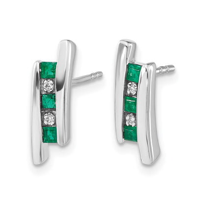 14k-white-gold-real-diamond-and-emerald-earrings-em5614-em-002-wa