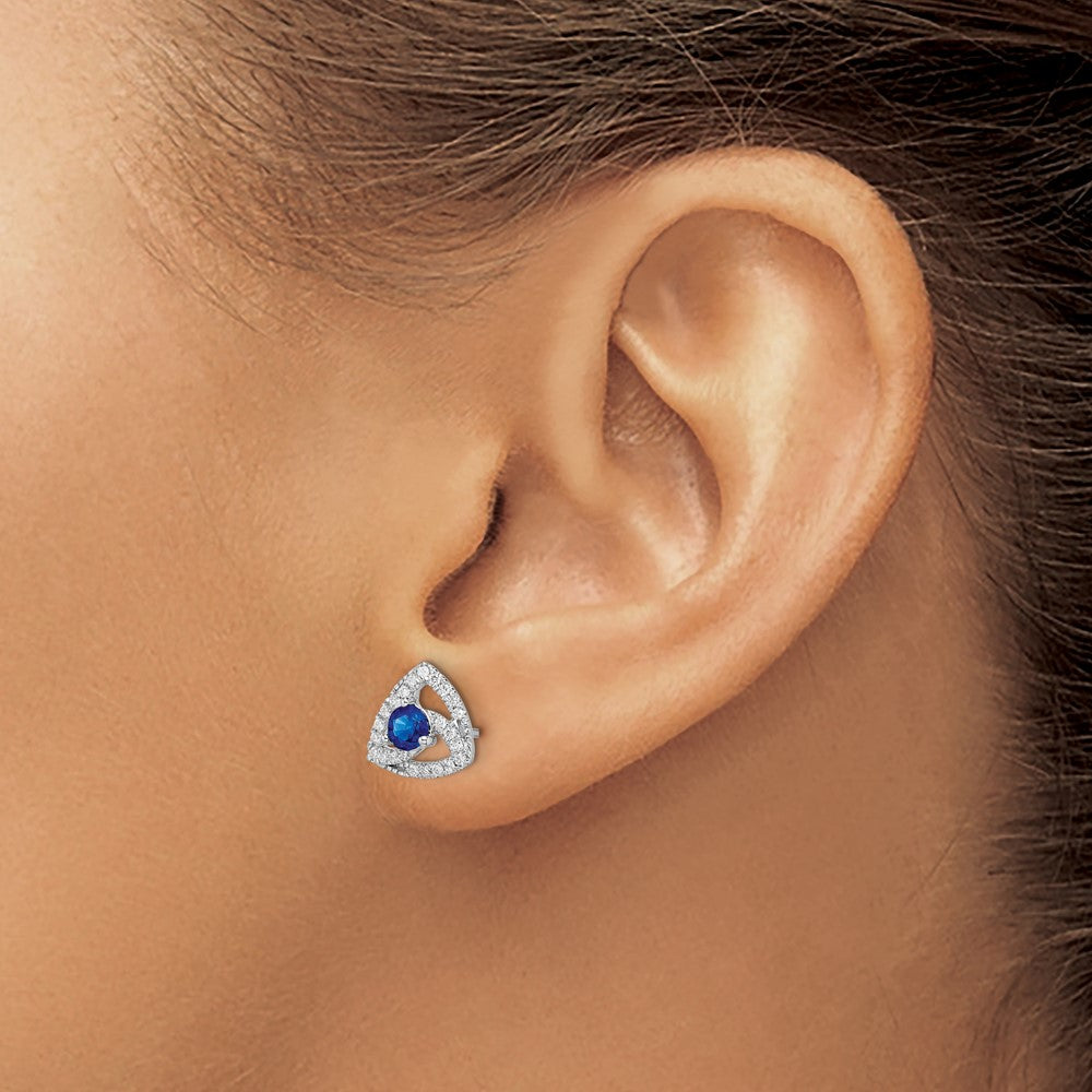 14k-white-gold-real-diamond-and-blue-sapphire-triangle-post-earrings-em6898-sa-017-wa