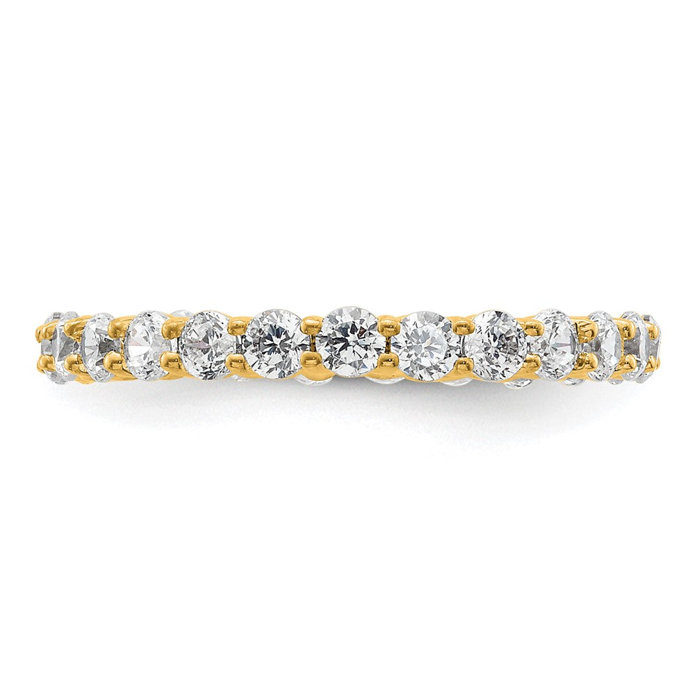 1.0ct Natural Diamond Wedding Ring Womens Stackable Eternity Band 14k Yellow Gold