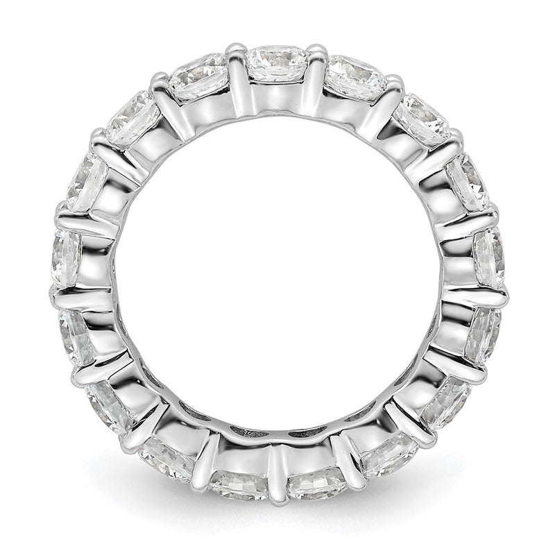 3.0 Ct. Natural Diamond Womens Eternity Anniversary Wedding Band Ring in 14k White Gold