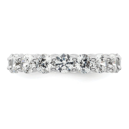 3.0 Ct. Natural Diamond Womens Eternity Anniversary Wedding Band Ring in 14k White Gold