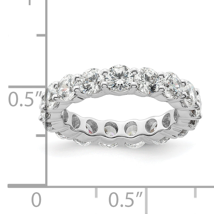 3.0 Ct. Natural Diamond Womens Eternity Anniversary Wedding Band Ring in 14k White Gold