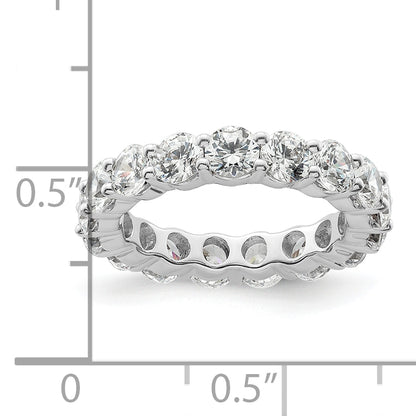 3.0 Ct. Natural Diamond Womens Eternity Anniversary Wedding Band Ring in 14k White Gold