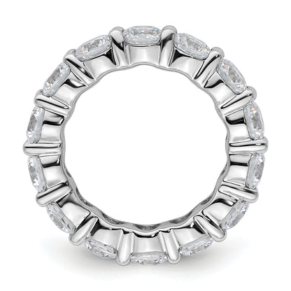 4.0 Ct. Natural Diamond Womens Eternity Anniversary Wedding Band Ring in 14k White Gold