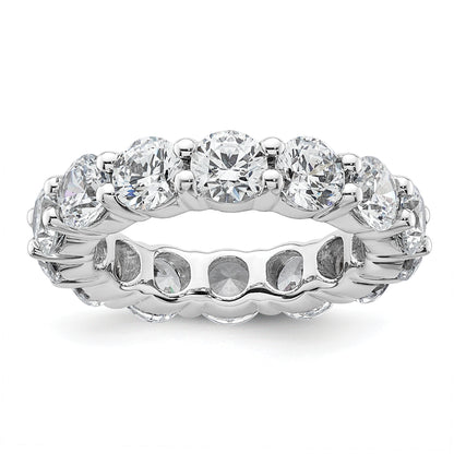 4.0 Ct. Natural Diamond Womens Eternity Anniversary Wedding Band Ring in 14k White Gold