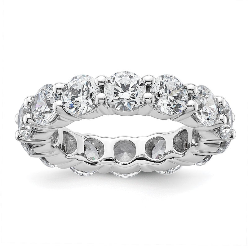 4.0 Ct. Natural Diamond Womens Eternity Anniversary Wedding Band Ring in 14k White Gold