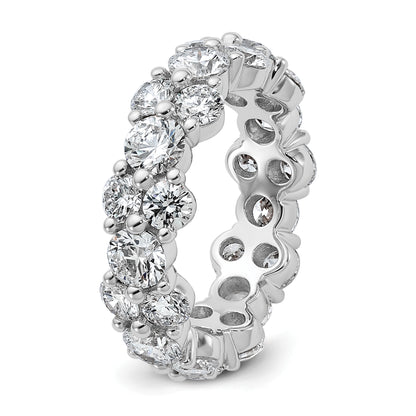 14K White Gold True Origin Lab Grown Diamond Vs Def 3 1/5 Carat Size 4 Eternity Band