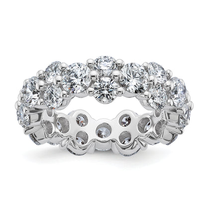 14K White Gold True Origin Lab Grown Diamond Vs Def 3 1/5 Carat Size 4 Eternity Band