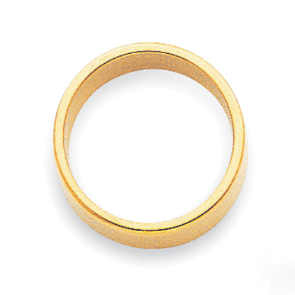 Solid 14K Yellow Gold 2mm Light Weight Flat Men's/Women's Wedding Band Ring Size 4.5