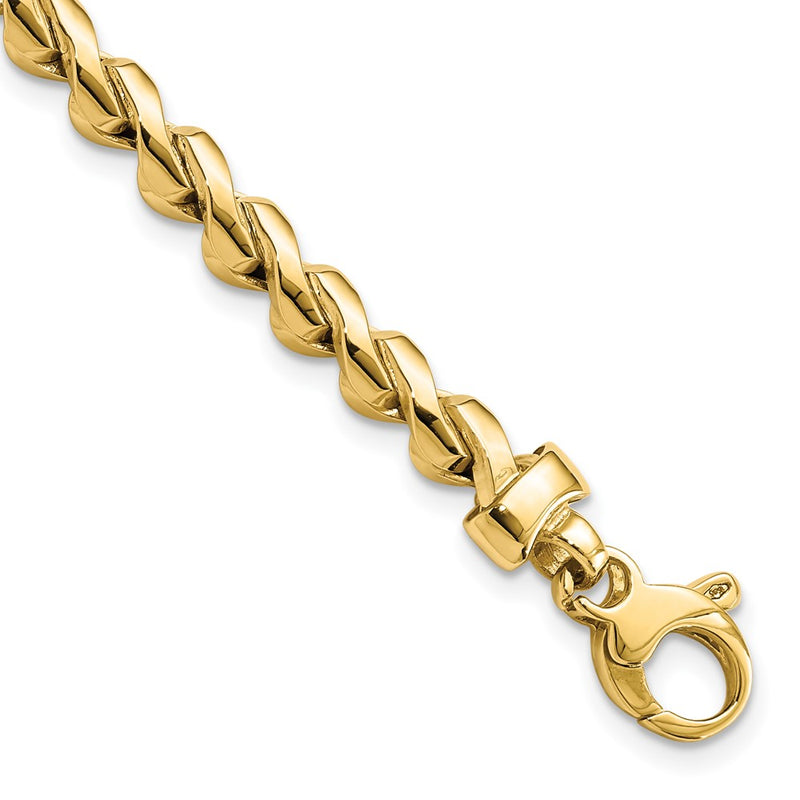 7.5 Inch 14K Polished Fancy Link Bracelet
