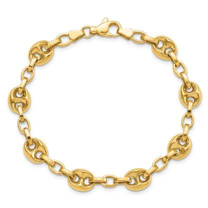 7.75 Inch 14K Polished Fancy Link 7.75In Bracelet