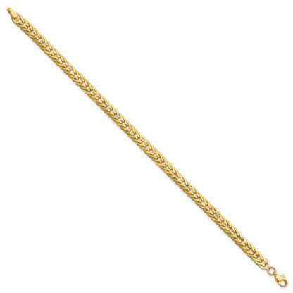 7.5 Inch 14K Polished Fancy Link 7.5In Bracelet