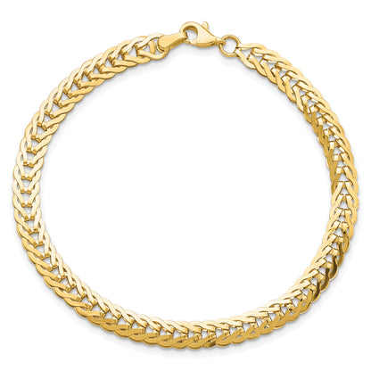 7.5 Inch 14K Polished Fancy Link 7.5In Bracelet