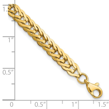 7.5 Inch 14K Polished Fancy Link 7.5In Bracelet