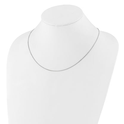 Sterling Silver Adjustable .95mm Box Chain Necklace