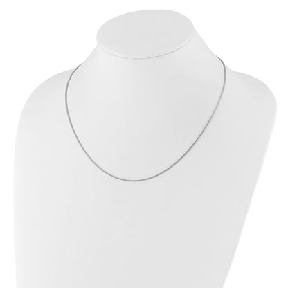 22 Inch Sterling Silver Adjustable 1.1mm Snake Chain