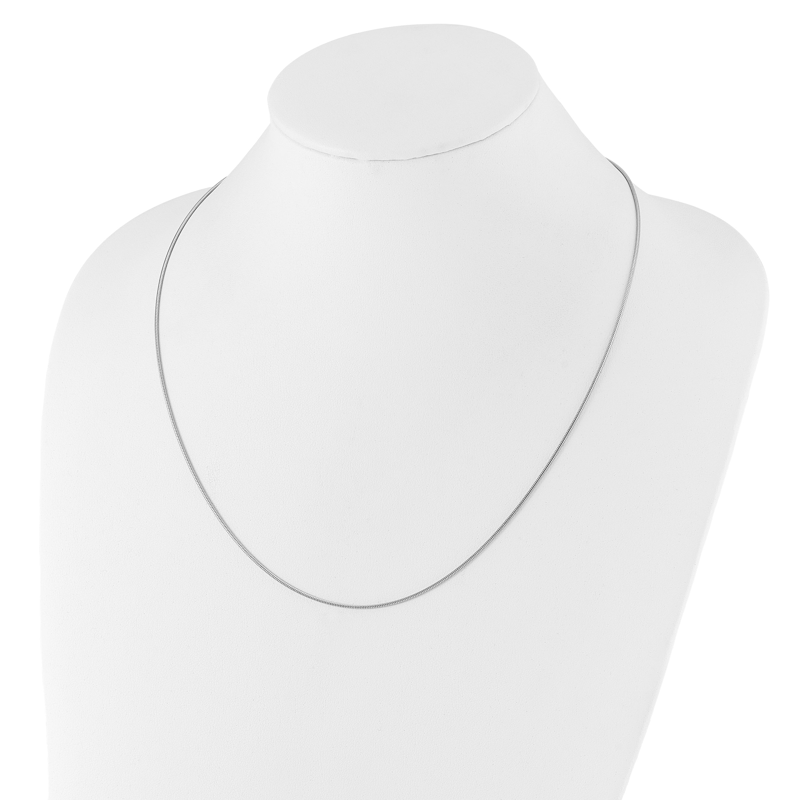 22 Inch Sterling Silver Adjustable 1.1mm Snake Chain