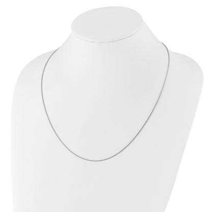 22 Inch Sterling Silver Adjustable 1.1mm Snake Chain