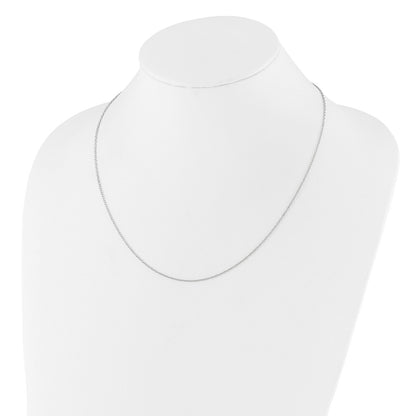 Sterling Silver Adjustable 1.4mm Cable Chain Necklace