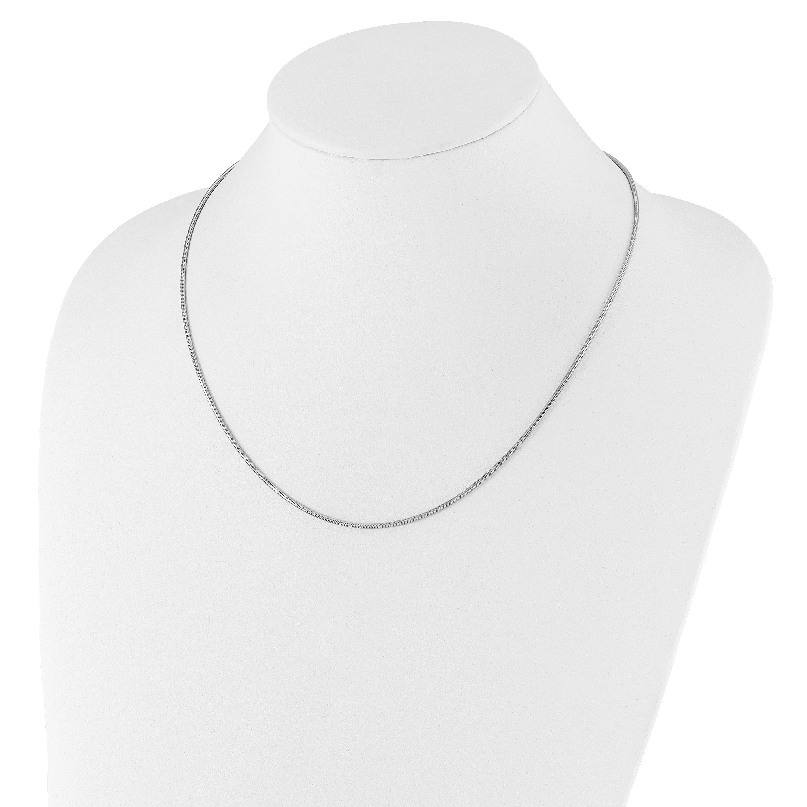 30 Inch Sterling Silver Adjustable 1.6mm Snake Chain