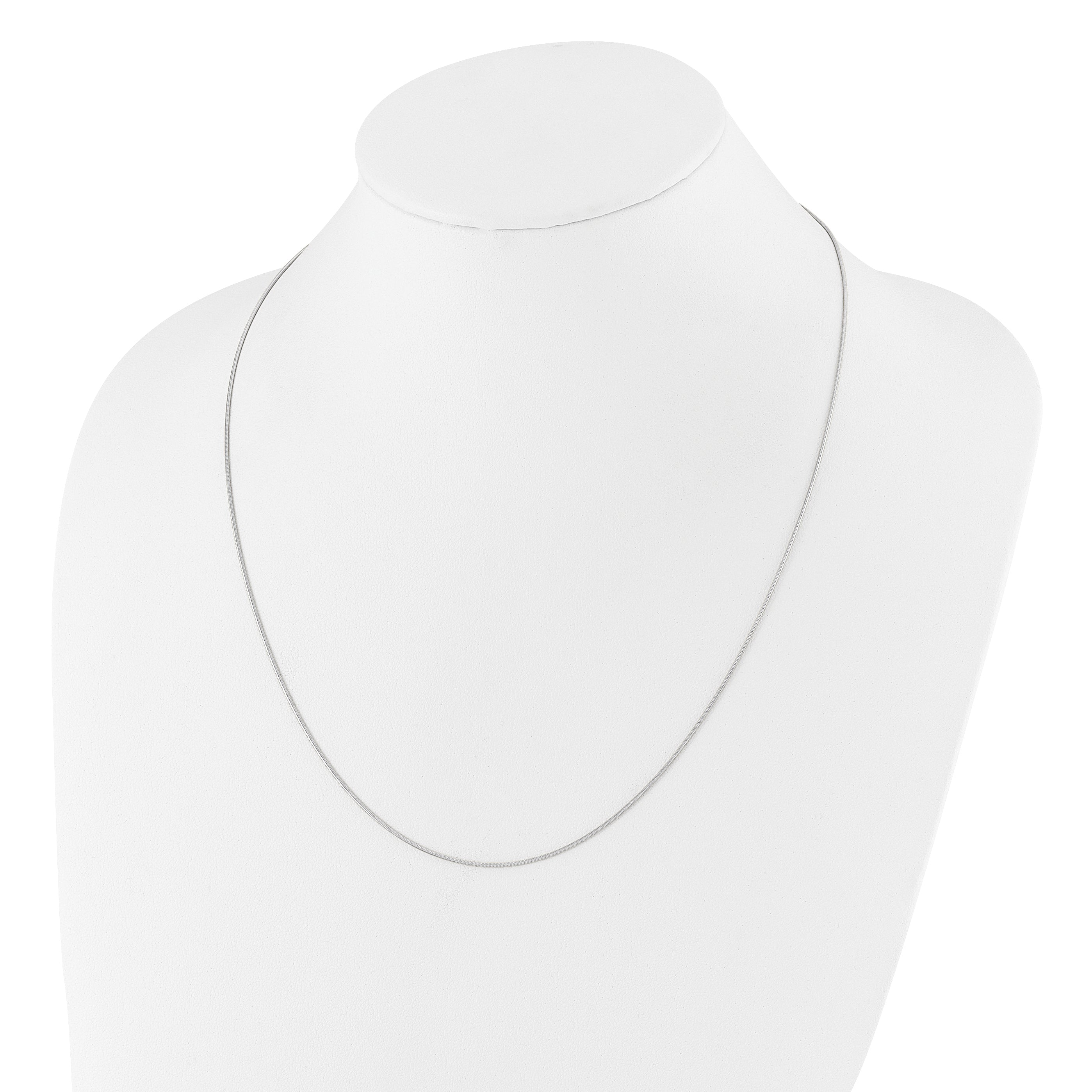 30 Inch Sterling Silver Adjustable .95mm Snake Chain
